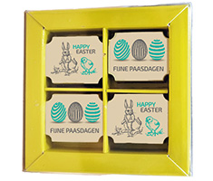 Paasbonbons met logo