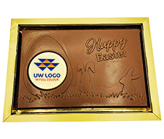 Paaschocolade met logo