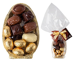 Paaschocolade met logo
