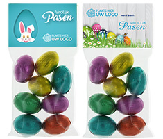 Paaseitjes met kopkaartje