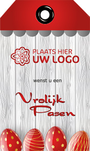 Paasgeschenken - Logolabel Pasen