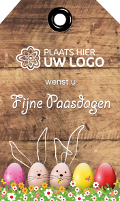 Paasgeschenken - Logolabel Pasen