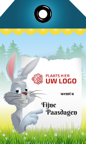 Paasgeschenken - Logolabel Pasen