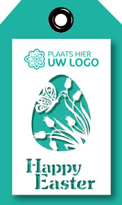 Paasgeschenken - Logolabel Pasen