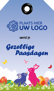 Paasgeschenken - Logolabel Pasen