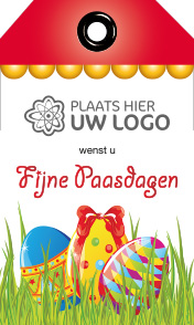 Paasgeschenken - Logolabel Pasen