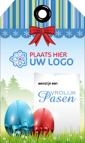 Paasgeschenken - Logolabel Pasen