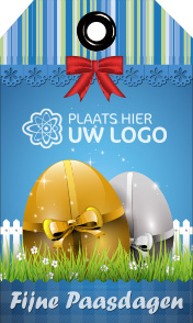 Paasgeschenken - Logolabel Pasen