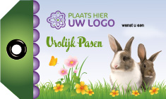 Paasgeschenken - Logolabel Pasen