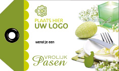 Paasgeschenken - Logolabel Pasen