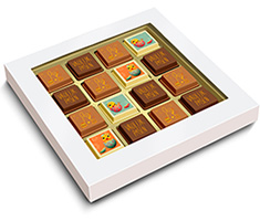 Paaspralines 16 ook met logo