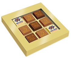 Paaschocolade met logo