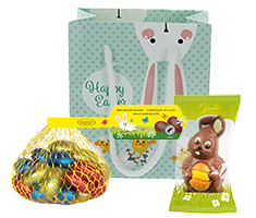 Paasgeschenken in tasje