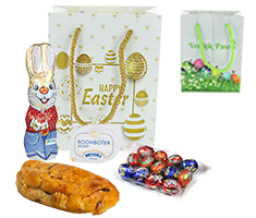 Paasgeschenken in tasje